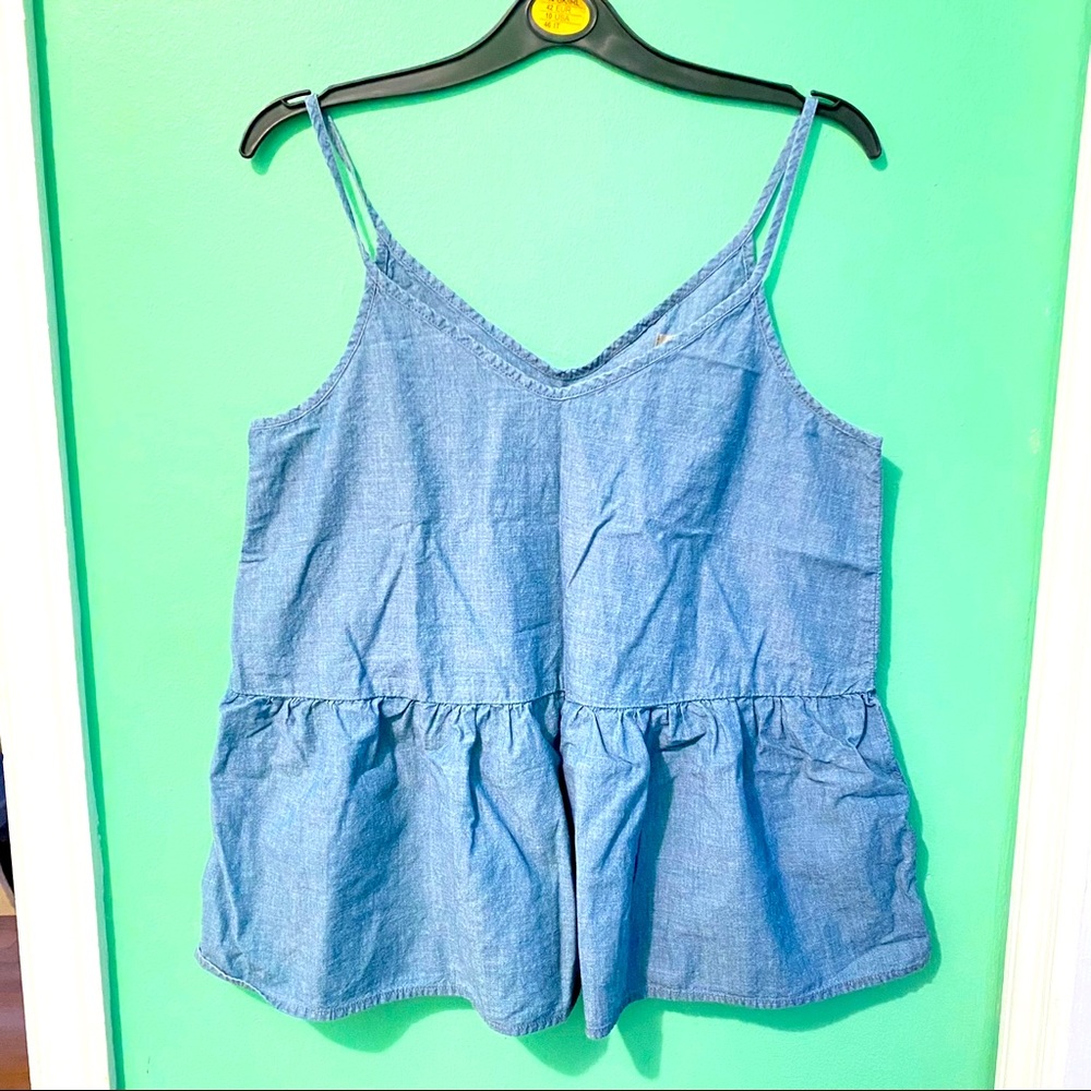 Denim top